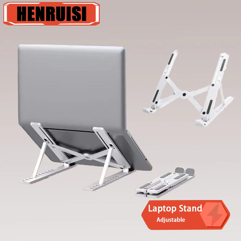 Adjustable Laptop Stand Notebook Support Tablet Computer Macbook Air Pro Accessories Portable Holder Foldable ABS Laptop Bracket