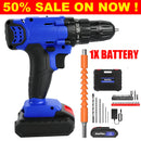 The Ironwright | 21V Cordless Drill Driver, 45Nm, 29-Piece Kit