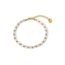 Uworld Stainless Steel Bead Chain Bangle Bracelet Waterproof Jewelry Statement Trendy Golden Metal браслеты на руку Man Girls