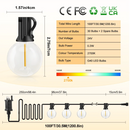 The Horizon Series | 24V Low-Voltage LED String Lights IP44 Outdoor 60M