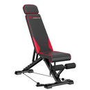 Versatile Adjustable Folding Weight Bench with Resistance Bands