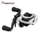 Piscifun Carbon XCS Baitcasting Reel 8KG Max Drag 7+1 Bearings Gear Ratios 8.1:1 Carbon Frame Freshwater Saltwater Fishing Reel