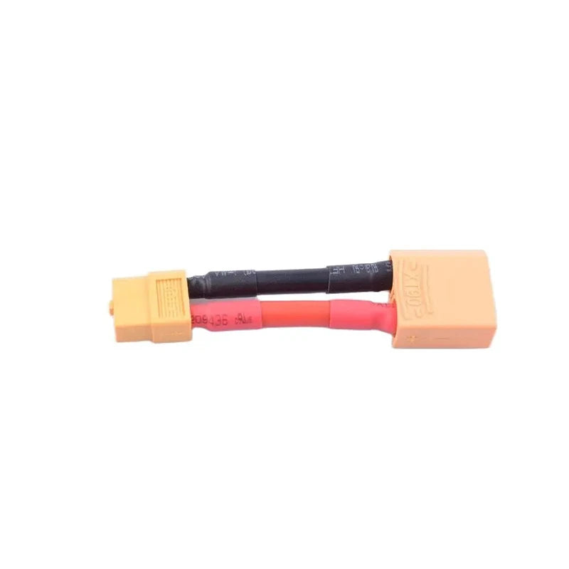 2 pcs Male XT90 To Female XT60 Battery Adapter 12awg RC Battery Charging Cable 40mm