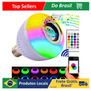 Lampada musical  Bluetooth De Led Caixa De Som C Controle Rgb 12W