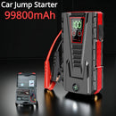 99800mAh Portable Car Jump start Peak 5000A Power Bank charge 12V Auto start Equipment Oil Diesel Car Emergency Battery