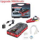 99800mAh Portable Car Jump start Peak 5000A Power Bank charge 12V Auto start Equipment Oil Diesel Car Emergency Battery