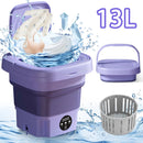 9/10/11/12/13L Folding Machine Bucket for cloths Socks Underwear clean clean Portable Small Travel drinking Machine