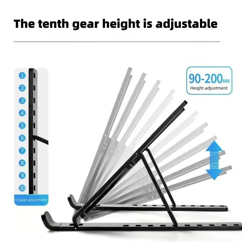 Adjustable Laptop Stand Notebook Support Tablet Computer Macbook Air Pro Accessories Portable Holder Foldable ABS Laptop Bracket