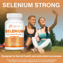 Selenium Capsules - Antioxidant Support, Boosts Immune System, Boosts Energy Levels Thyroid Support - 120 Capsules