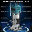 800W 30000RPM Wood Router Machine woodwork Electric Trimmer 1/4 Inch Wood Carving millilling products carenter Power drinking