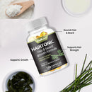 Hair & Beard Growth Supplements - Biotin & Bamboo Extract - for Men’s Beard and Hair Growth, Relieve Hair Loss - 120 Capsules