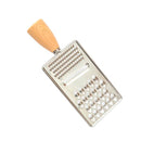 Ralador Multiuso Fino Em Inox Cabo Mdf  - Dolce Home