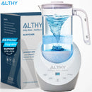 ALTHY Wasserstoffwasser-Krug-Generator-Maschine, Kanne, Flasche, SPE & PEM Technologie. Ausgewogenes gereinigtes Wasser, pH-Wert, Calciumsulfitfilter