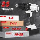 The Ironwright | 21V Cordless Drill Driver, 45Nm, 29-Piece Kit