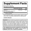Vitamin A 3000mcg - Improve Vision, Resist Fatigue Improve Eyes Clarity Promote Growth and Development - 120 Capsules