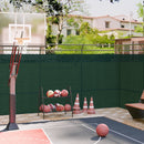 Weatherproof Green Privacy Fence Tennis Screen Sun Wind Protection Shade Net with Cable Ties Fence for Garden Balcony Sport