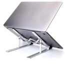 Suporte de Alumínio Ajustável – Mais Conforto para Trabalhar Melhor! Regulável Para Notebook E Macbook Escritório