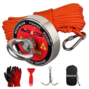 400lb Einseitige Magnete Angeln Greifhaken Magnetische Bergung Bergung Starke Rückholmagnete N52 Neodym-Magnete