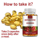Berberine - Blood Sugar Balance, Supports Cardiovascular and Digestive Health, Antioxidant - 120 Capsules