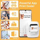 Wireless Label Printer P50 Inkless Bluetooth Thermal Label Maker Adhesive Label Sticker Machine DIY Pattern Barcode QR Code Tape