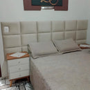 Headboard Upholstered Decorative Adhesive Stickers-1 PIECE 40x30 cm