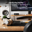 Fosi Audio Q4 Mini Stereo USB Gaming DAC & Kopfhörerverstärker Audio-Konverter-Adapter für Heim-/Desktop-Aktivlautsprecher
