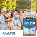 CoQ10 Capsules - Promote Cardiovascular and Heart Health, Provide Energy, Circulation Support, Antioxidant - 120 Capsules