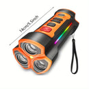 Newest Dog Repeller Portable Ultrasonic Deterrent Handheld Anti-barking 3in1 Dog Training Device Repel Animals Pets Dog Trainer
