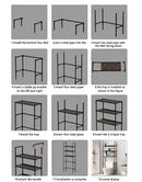 Portable Wardrobe Multi-functional Arara Unmontavel Clothes Hanger Hanger Shown Rack Organizer Rack-Neverdie Store