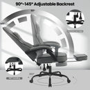 WOLTU Swivel Gamer Chair Gaming Chair Ergonomic Office Computer Chair with Lumbar Cushion Pillow Footrest