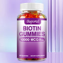 Biotin 10000mcg - Supports Healthy Hair, Skin and Nails, Anti-aging, Brightens Skin Tone - 60 Gummies
