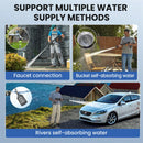 6 in 1 60Bar High Pressure Washer Car Water Gun 20000mAh Home Garden Cleaning Washing Machine Gun for Makita Battery