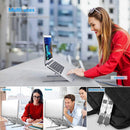 Suporte Fino Para Notebook Base Dobrável de Alumínio Ergonômico Ajustável e Portátil