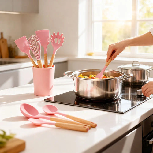 The Atelier | 12-Piece Silicone Kitchen Utensil Set