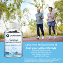 Creatine Monohydrate - Increase Muscle Strength and Improve Athletic Performance - 120 Capsules