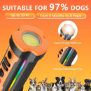 Newest Dog Repeller Portable Ultrasonic Deterrent Handheld Anti-barking 3in1 Dog Training Device Repel Animals Pets Dog Trainer