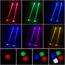Mini LED RGBW Moving Head Light 11/13CH DMX512 Voice-activated 4 in 1 10W Stage Light for DJ Bar Disco Stage Effect Light