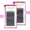 Quewel YY Shaped 2D Lashes Extension 0.05/0.07 Faux Mink B/C/D/CC/DD 8-15mm Natural Soft Eyelash Premade Volume Fan Y Lashes