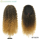 Rabo de Cavalo Curtos Ondas Profundas Cabelo Fibra Proteica Orgânica de Alta Qualidade Afro Cacheado 60cm100g "PATRICIA"-MODA