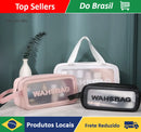 Kit 3 Necessaire Women Makeup Transparent Water Proof Makeup Wash Bag-Neverdie Store