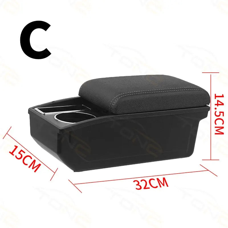 Armrest Box for Mazda 2 CX-3 CX3 2018 2019 2020 Leather Arm Rest Center Console Storage Car Accessory