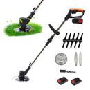 850W/650W Electric Cordless Grass Trimmer 18000PRM Handheld fuel Cup Adjustable Weeder Garden Tool With 2PCS 21V Battery