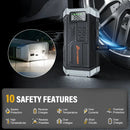 POPDEER PD-JA3 5000A 4-in-1 Jump Starter, 150PSI Air Compressor, 12V USB Powerbank with LCD Display, 10L Gas/8L Diesel