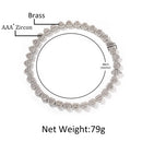 THE BLING KING 12mm Baguettecz Herz Halskette Voll Gepflastert Cubic Zirkonia Gliederkette Luxus Schmuck Verlobungsgeschenk Für Frauen