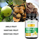 Triphala Capsules - Energy Boost, Digestion Enhancer, Bowel Cleanser, Antioxidant - 120 Capsules