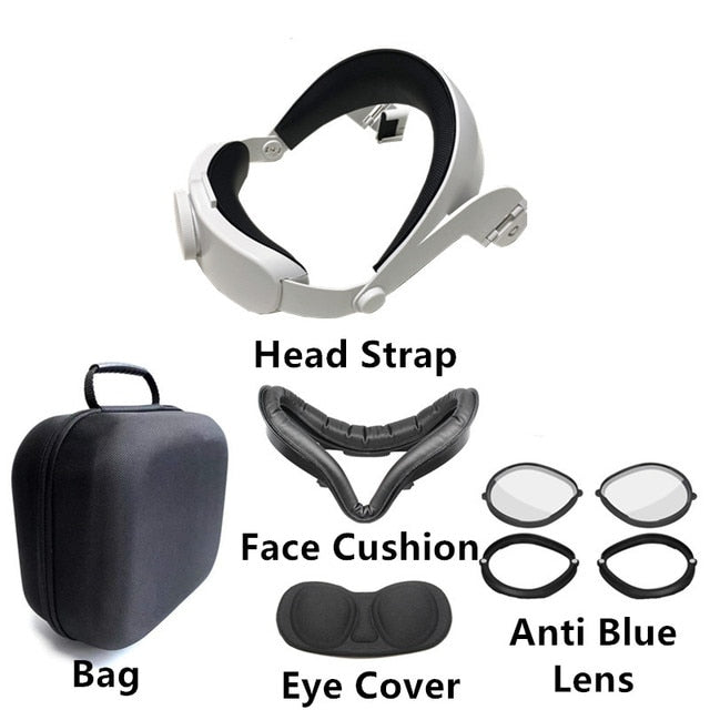 Ficep Head Strap for Oculus Quest 2 Halo Strap Adjustable Comfortable Oculus Quest 2 Head Strap for Oculus Quest2 Accessories