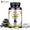 Shilajit 1000mg – Reich an natürlicher Fulvinsäure und Spurenelementen – Verbessert Ausdauer, Konzentration, Gedächtnis und Immungesundheit – 120 Kapseln