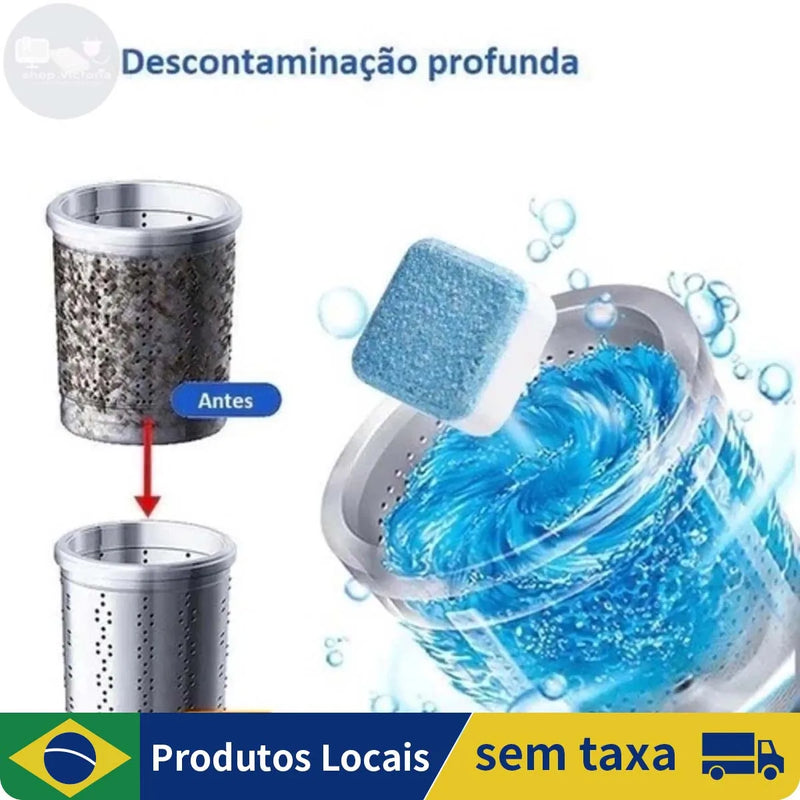 15 /30 Pairs Kit for Cleaning Washing Machines Multifunctional effervescent Washing Machine