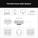 Fosi Audio Q4 Mini Stereo USB Gaming DAC & Headphone Amplifier Audio Converter Adapter for Home/Desktop Powered/Active Speakers