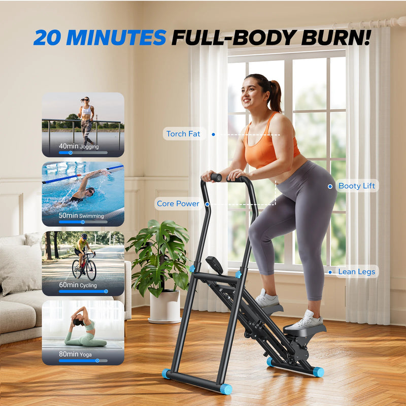 MERACH Stair Stepper New Version Vertical Compact Folding Exercise Cli